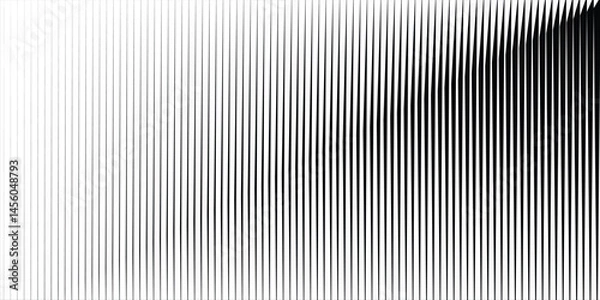 Fototapeta Dynamic diagonal parallel slanted lines abstract vertical geometric pattern.