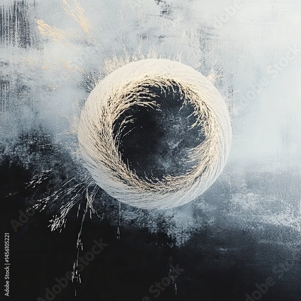 Obraz A minimal and mysterious illustration