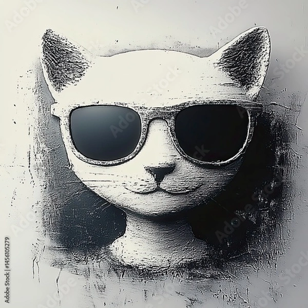 Obraz A minimal and mysterious illustration