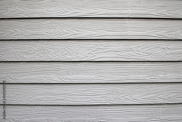 Obraz Painted white wood cladding on a house