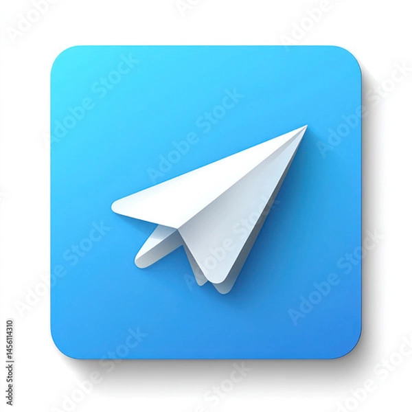 Obraz paper airplane icon