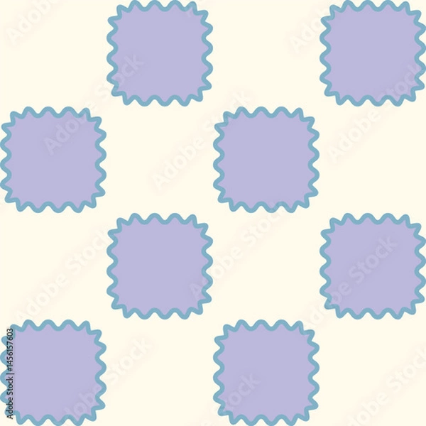 Fototapeta Geometric seamless pattern of abstract frames. Vector illustration.