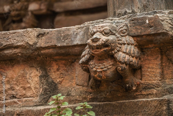 Obraz Patan Durbar Square is one of the three Durbar (royal palace) Squares with many ornaments and statues.