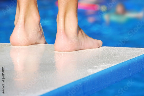 Obraz Waiting for the pool to clear