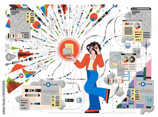 Fototapeta Data understanding, validation and analysis.