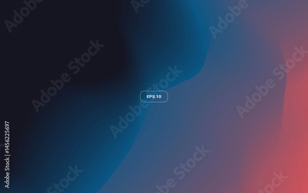 Obraz Soft Colorful Gradient Wallpaper. Futuristic Abstract Backdrop. Trendy vector illustration.
