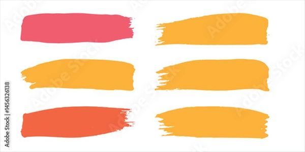 Fototapeta A set of colorful speech bubbles whit white background.