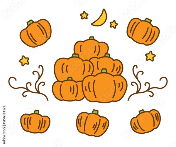 Fototapeta ハロウィン パンプキン かぼちゃ