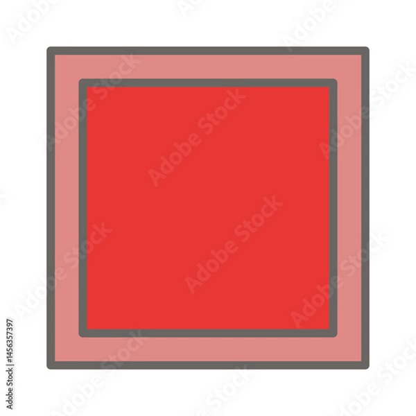 Fototapeta Square Vector Icon
