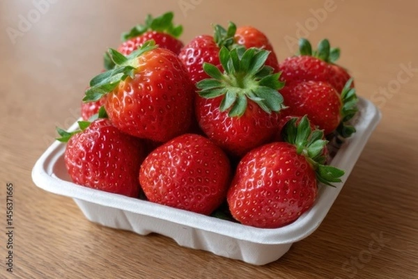 Fototapeta Strawberry in Container