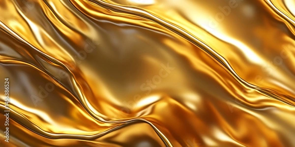 Obraz Luxury Golden Silk Texture Stunning Background Images