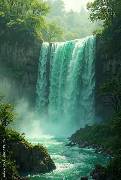 Obraz waterfall in thailand