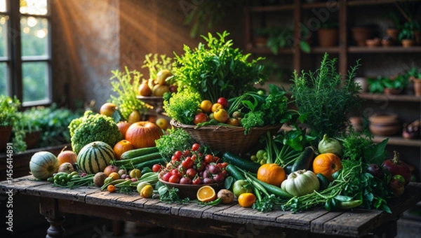 Obraz fruits and vegetables