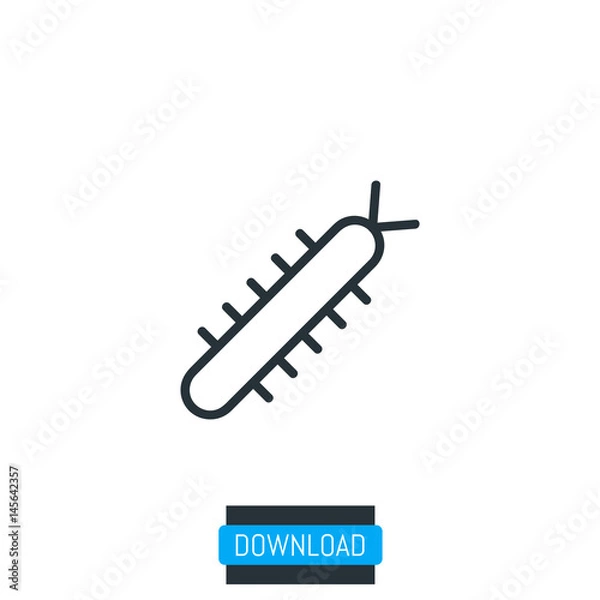 Fototapeta Centipide icon, vector