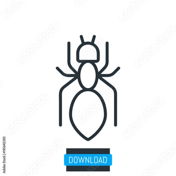 Obraz Ant icon, vector