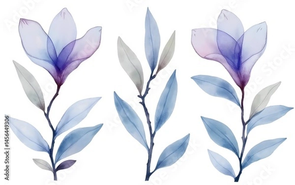 Fototapeta Dusty purple rose blue pink abstract background. Gradient. Elegant lilac background with space for design. Valentine, mother's day. Baby birthday, newborn. Beautiful. High quality