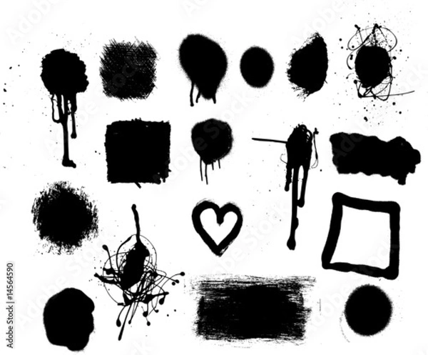 Obraz znaki grunge 2