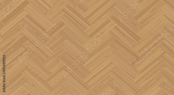 Obraz Elegant Herringbone Wood Flooring Texture: A Seamless Pattern Design for Interior Decor