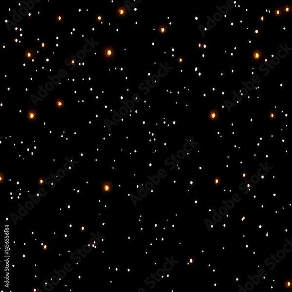 Obraz Sparkling Night Sky, Cosmic Dust, Starry Background, Universe, Space Exploration