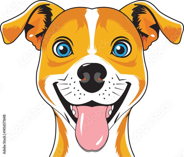 Obraz Dog vector art