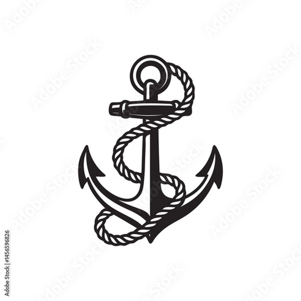 Obraz anchor and rope