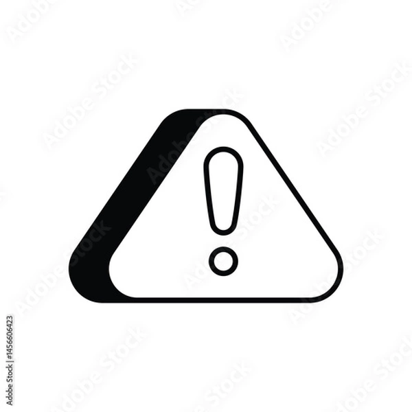 Fototapeta Warning Signal vector icons stock illustration
