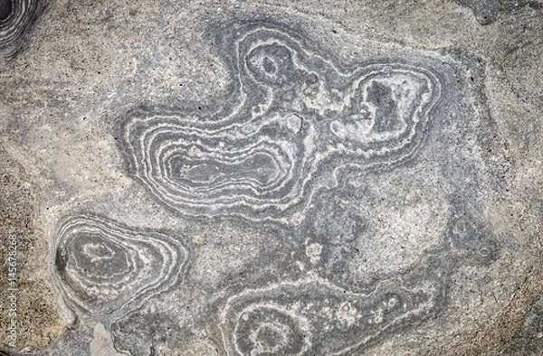 Fototapeta The surface of the stone with brown and gray tint