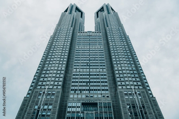 Obraz 曇天の東京都庁