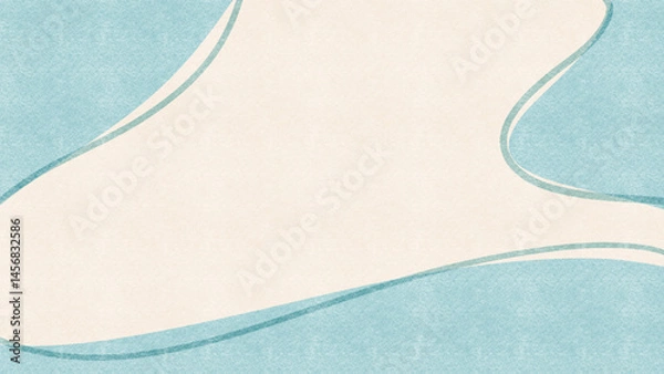 Obraz Abstract wave particle of design element on background. Technology futuristic concept. Blue wave