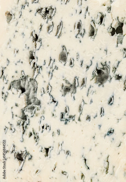 Obraz Blue Cheese piece textures background. Blue cheese texture with mold. Pattern