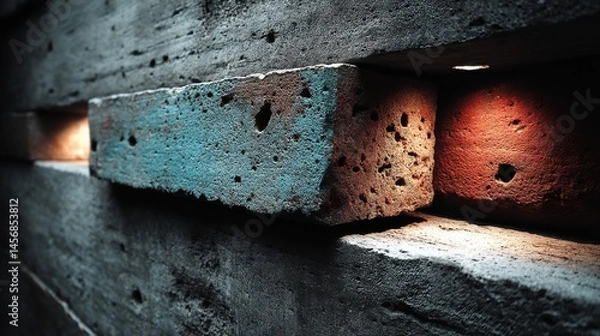 Fototapeta concrete wall textured backgrounds built structure concept surface.stock image