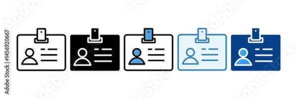 Fototapeta Press Conference  Icon Set Multiple Style Collection