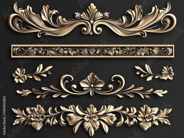Obraz Gold Decorative Panels