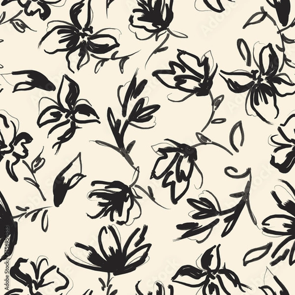 Obraz seamless pattern with leaves