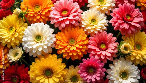 Obraz Close up flowers in full color