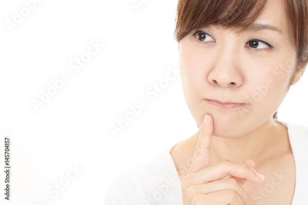 Fototapeta 悩む女性