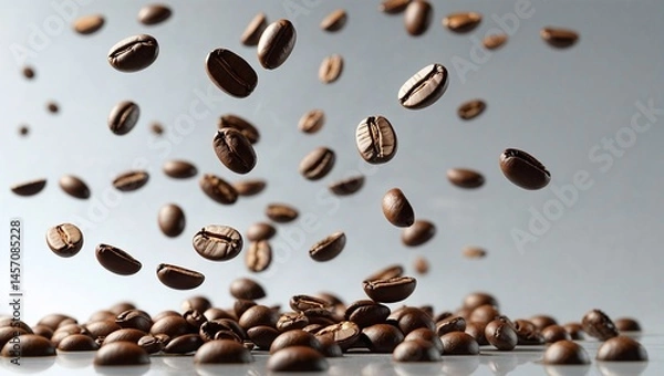 Obraz Coffee Beans in Motion