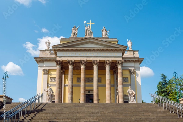 Obraz Cathedral Basilica of St. John the Apostle also called Eger Cathedral, Eger, Hungary.
