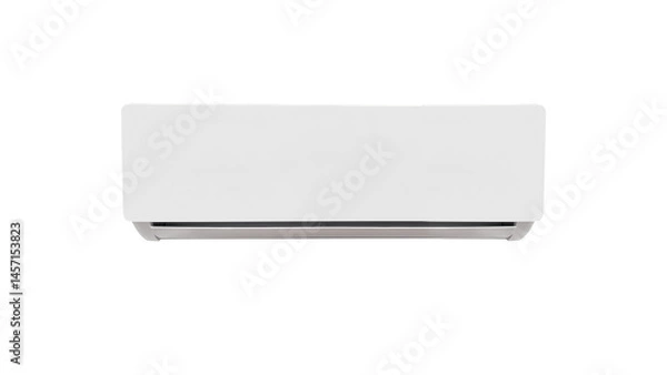 Fototapeta Air conditioner for wall mount inverter ac for heat and cooling domestic use transparent background