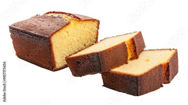 Obraz cake on white background