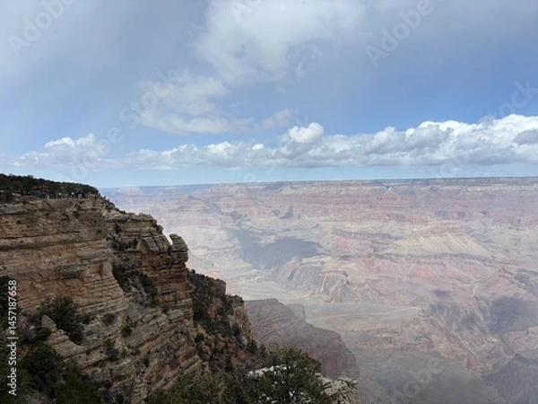 Obraz The Grand Canyon during snowfall