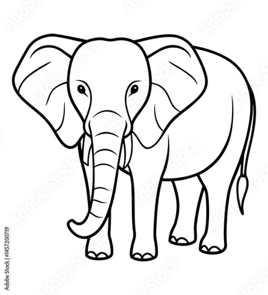 Obraz Elephant Sketch