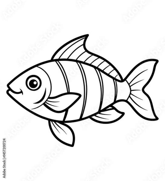 Obraz Clown Fish Sketch