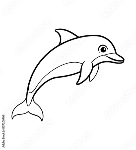 Obraz Dolphin Sketch