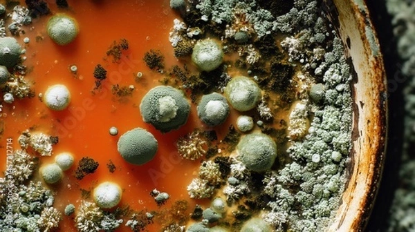 Obraz Spoiled Tomato Sauce in Pan