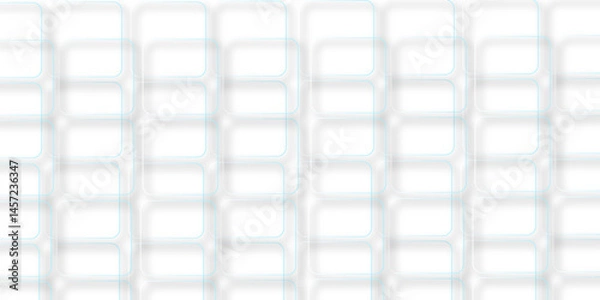 Fototapeta Abstract background with cubes. Modern geometric background. White ceramic brick tile.	