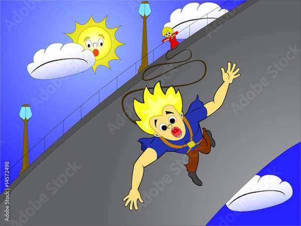 Obraz bungee jump
