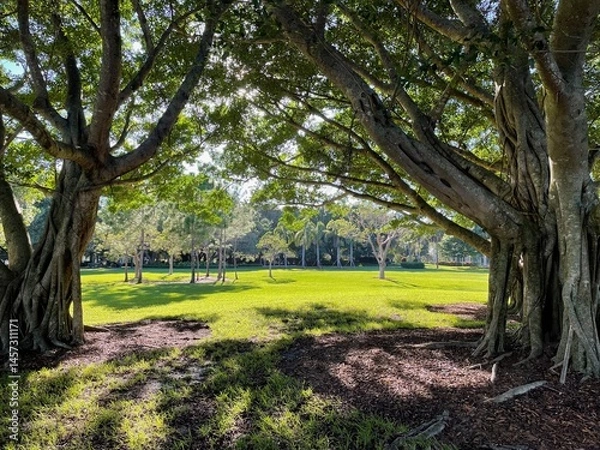 Obraz trees in the park