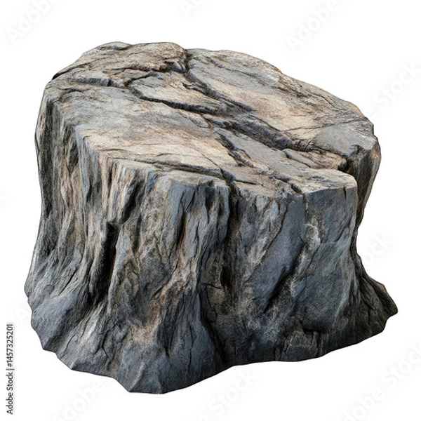 Obraz Tree Stump isolated on transparent background