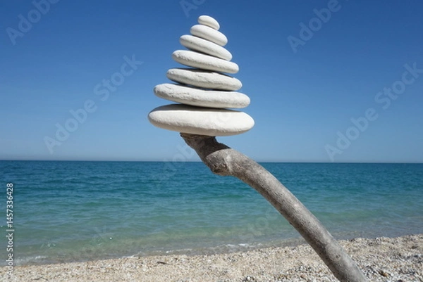 Fototapeta Sassi meditazione